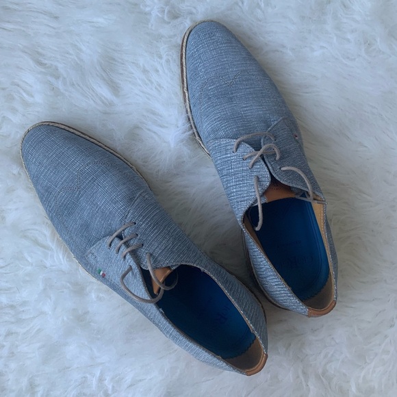 Handmade Giorgio 1958 Blue Lace-up Men's Dress Shoes EU 41.5 - Picture 3 of 7